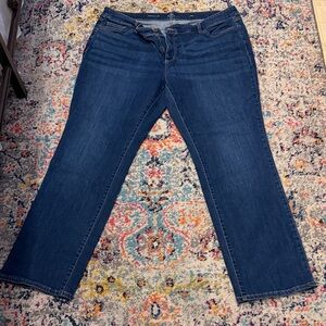 St. John’s Bay Stylish Indigo Women's Straight Leg Jeans 20WL